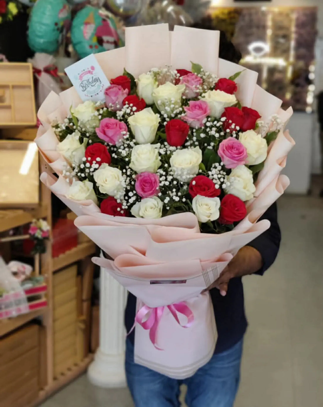 Same day flower delivery Islamabad fresh mixed bouquet
