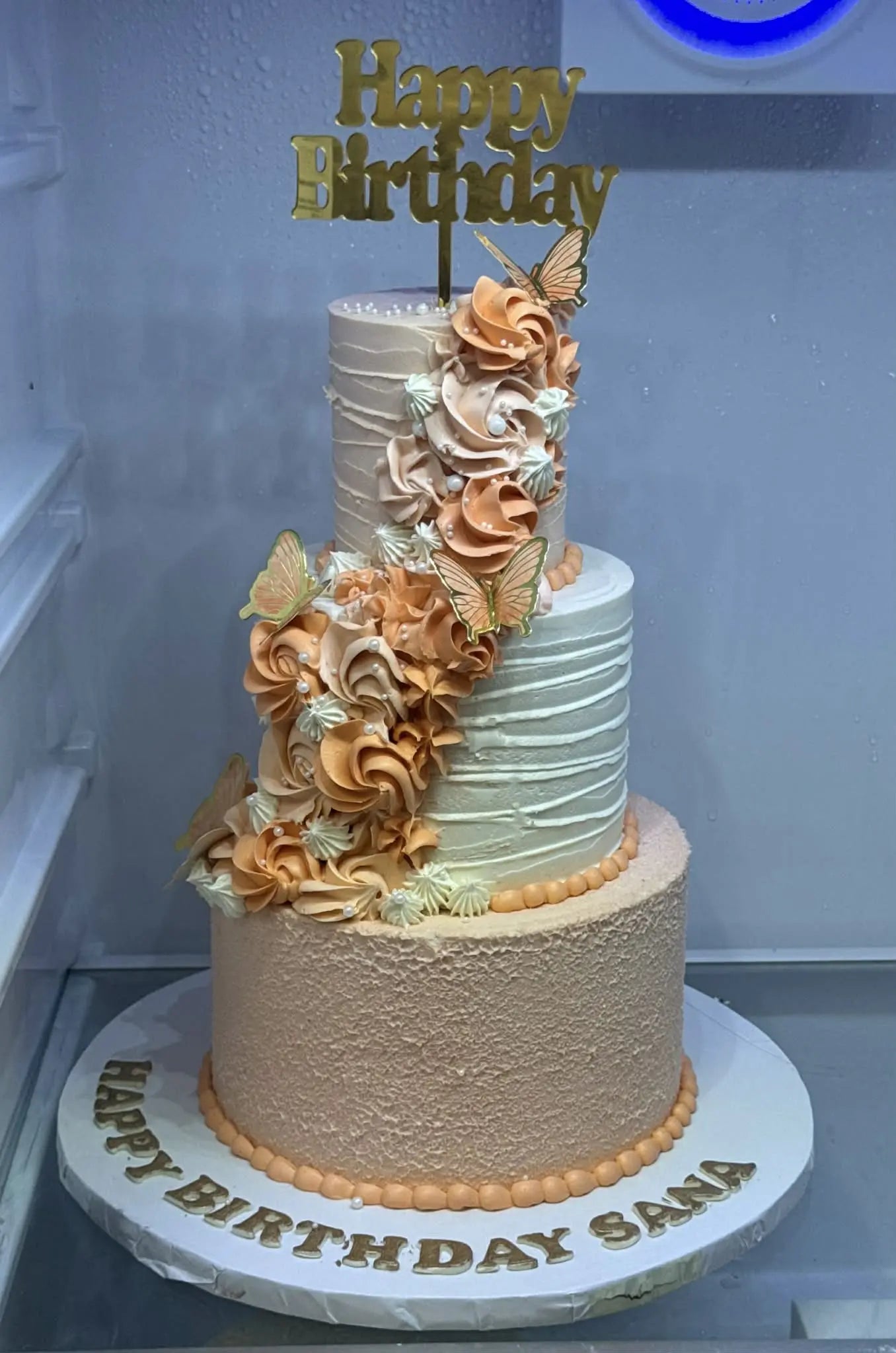 12 lbs TikTok themed customized cake designed for influencers with bold colors and creative decoration.