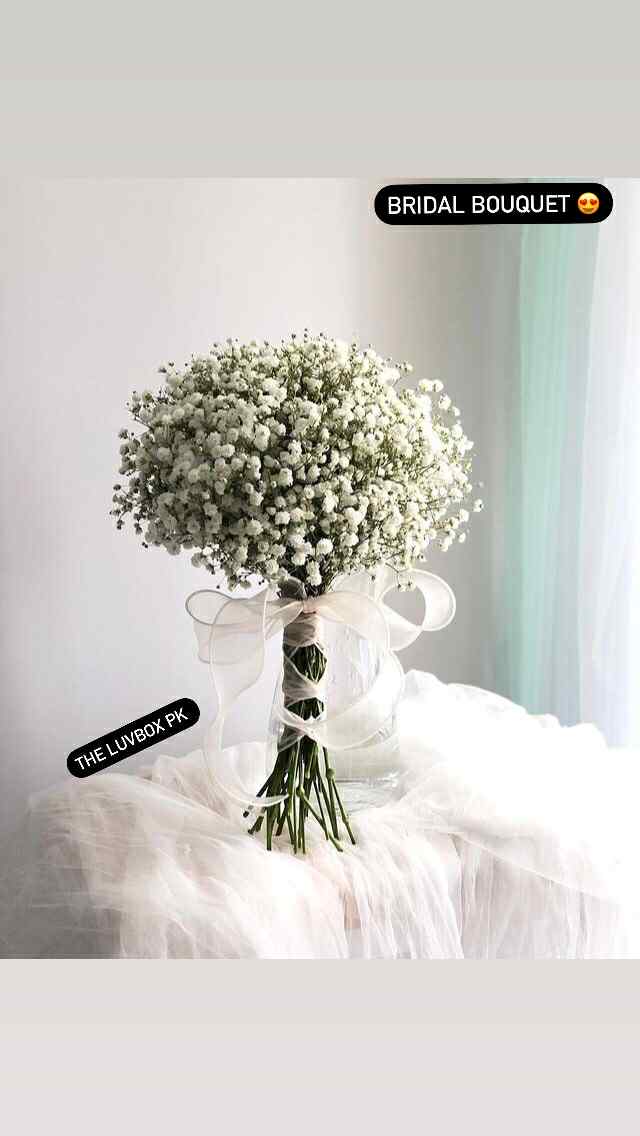 Cutesy Bride 🌸 Baby’s Breath Bridal Bouquet