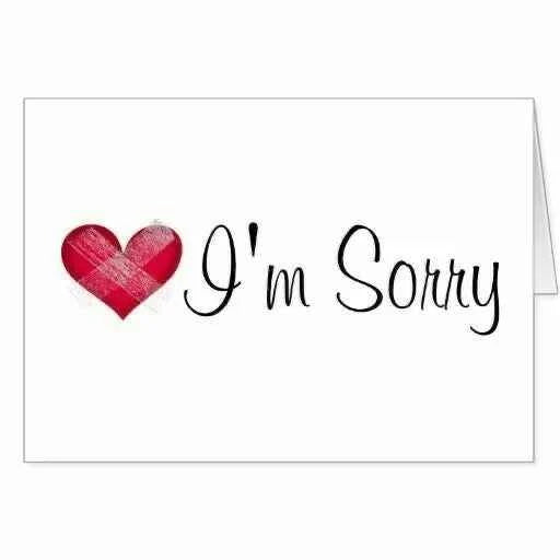 Sorry Card 3