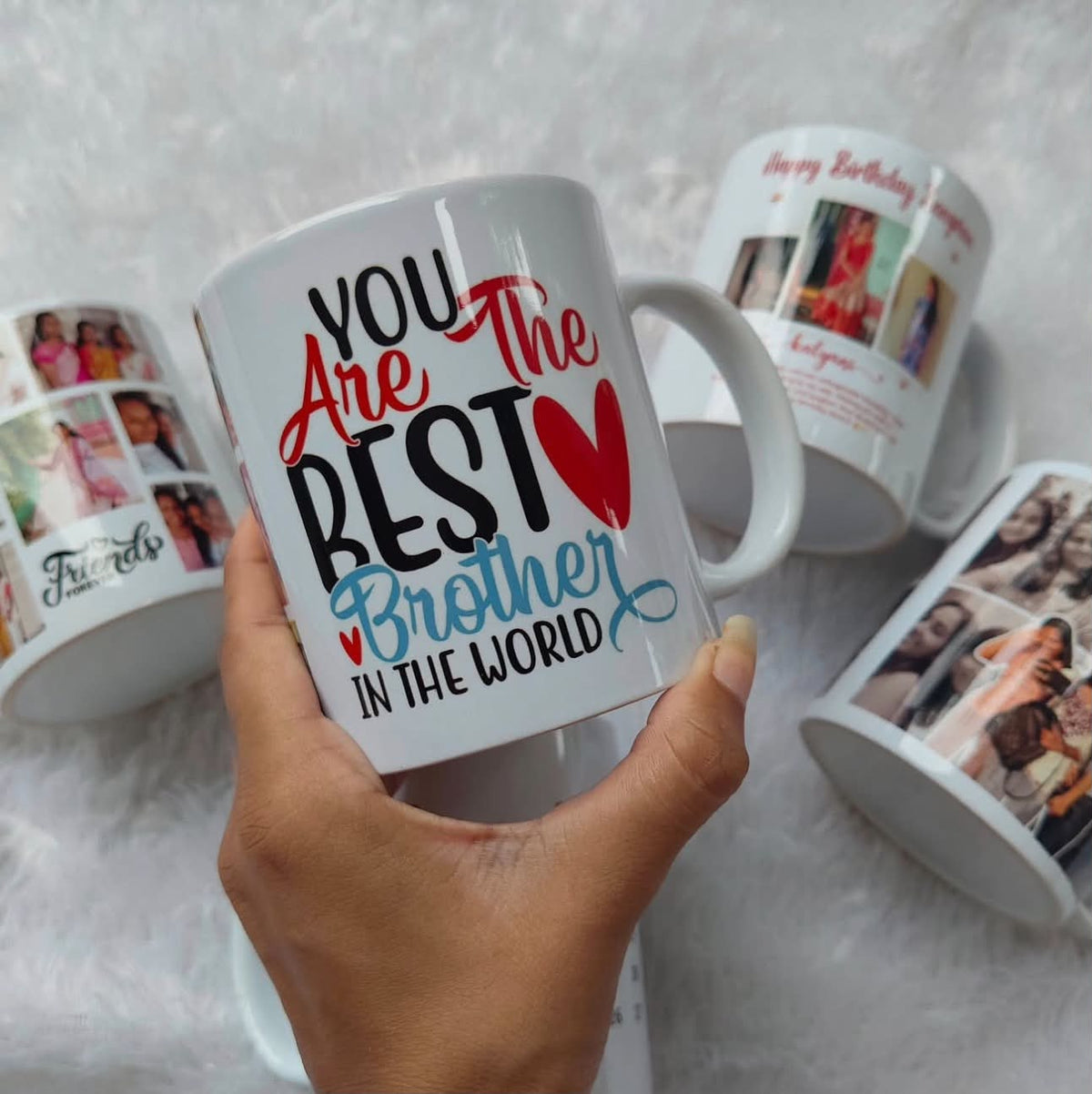 Personalized birthday mug for brother with custom printing and gifts delivery across Pakistan