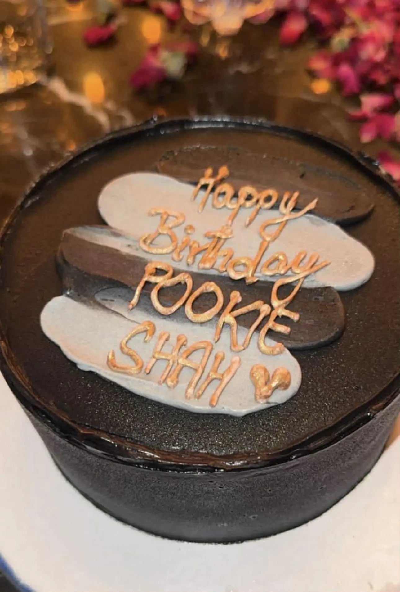 2 lbs customized birthday cake for him with topper – perfect birthday gift for husband or boyfriend in Islamabad.