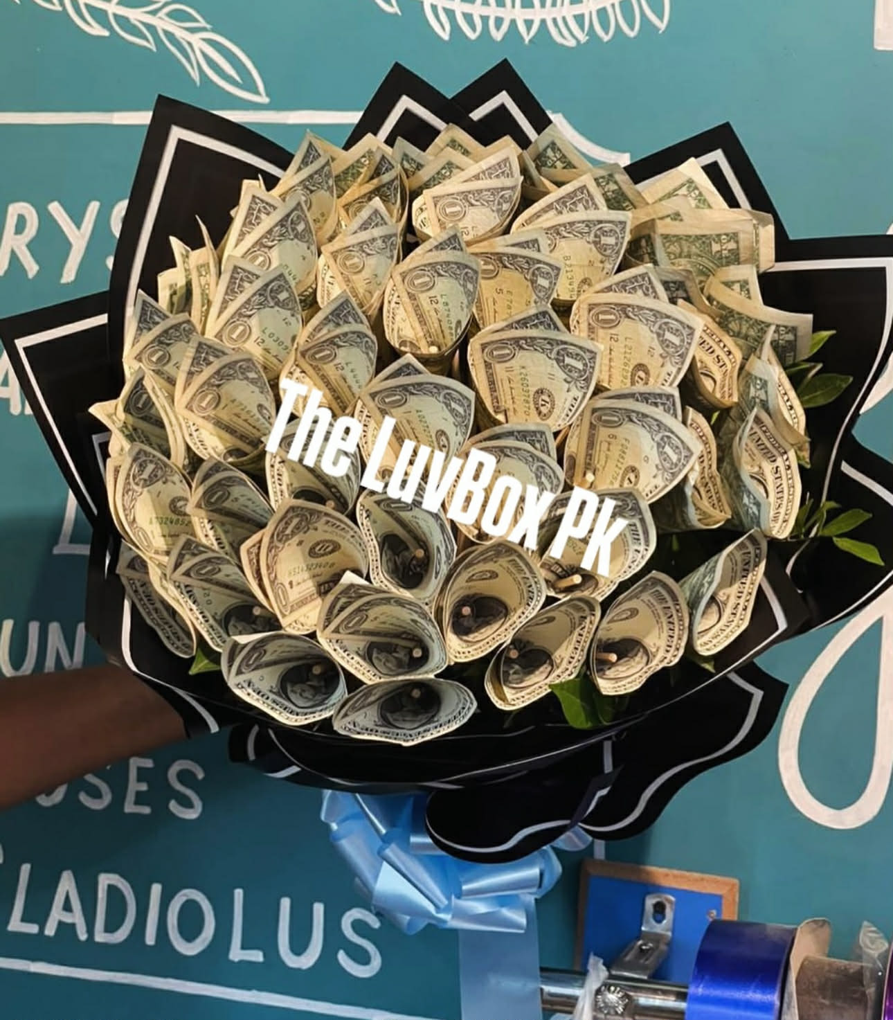 50 dollar cash money bouquet gift in Islamabad Pakistan