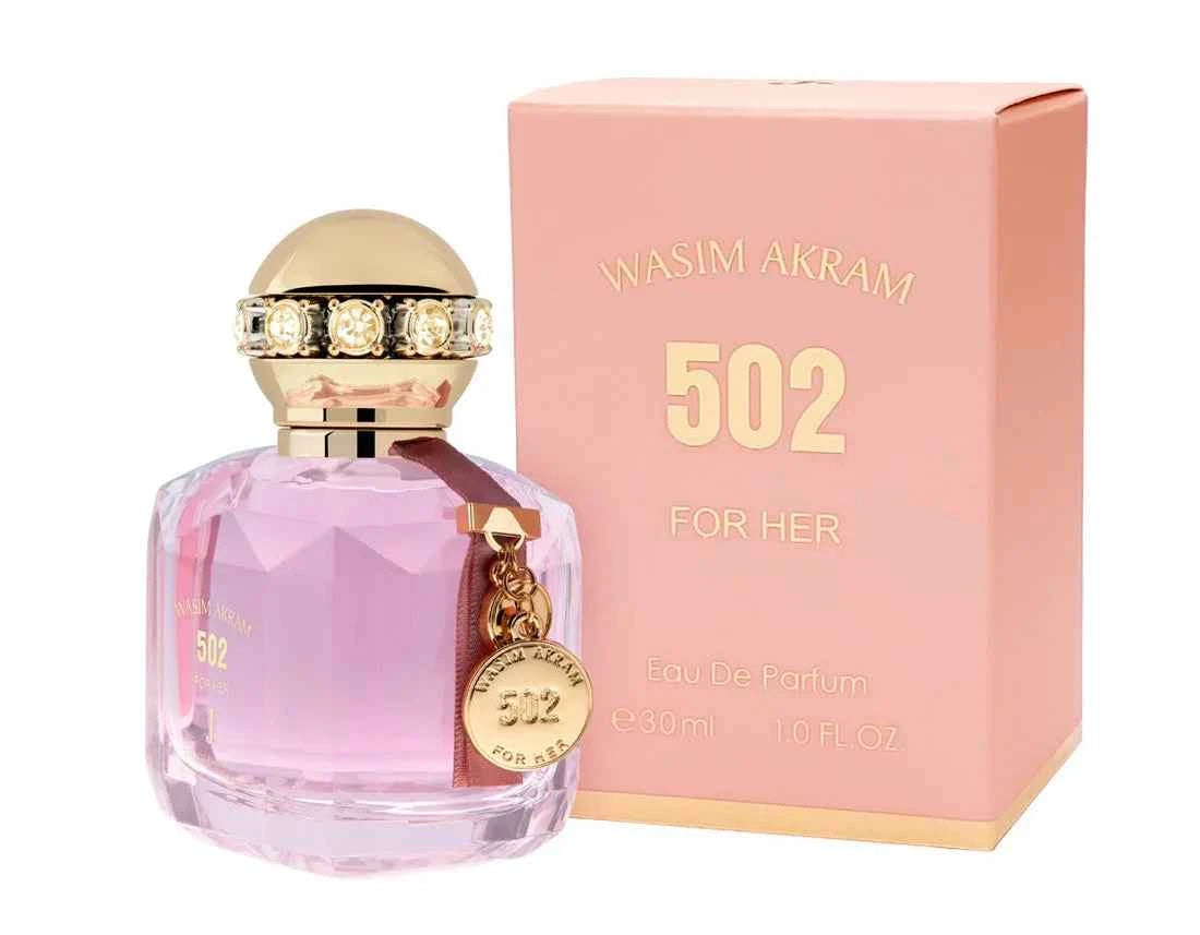 Wasim Akram 502 Pour Femme by J. 30ml – Luxury Women's Perfume | Elegant Designer Fragrance Gift Shop Islamabad