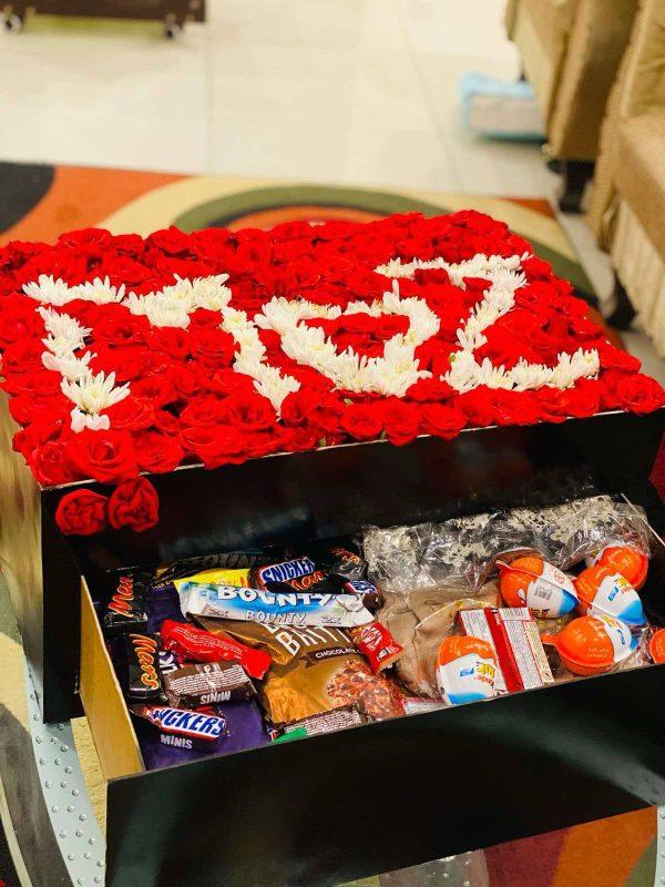The LuvBox PK – Grand Wedding Rose Box with Chocolates | Luxury Gift Shop in Islamabad - Image 3