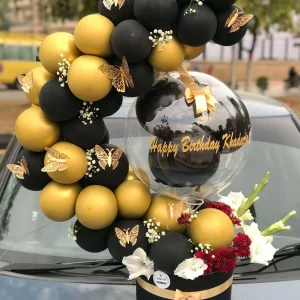 Balloon arch gift box by The LuvBox PK – premium gift shop in Islamabad