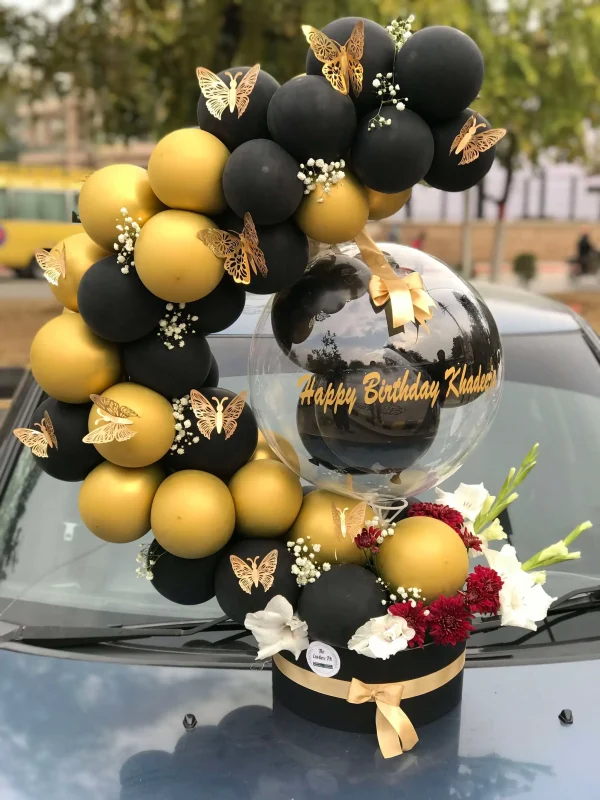 Balloon arch gift box by The LuvBox PK – premium gift shop in Islamabad
