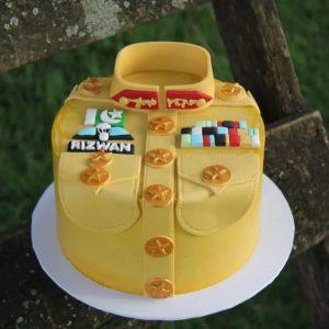 Customized 4 lbs camouflage cake for birthday delivery in Pakistan