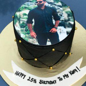 Cherry customized cake with printed photo for birthday – cake delivery in Islamabad Pakistan