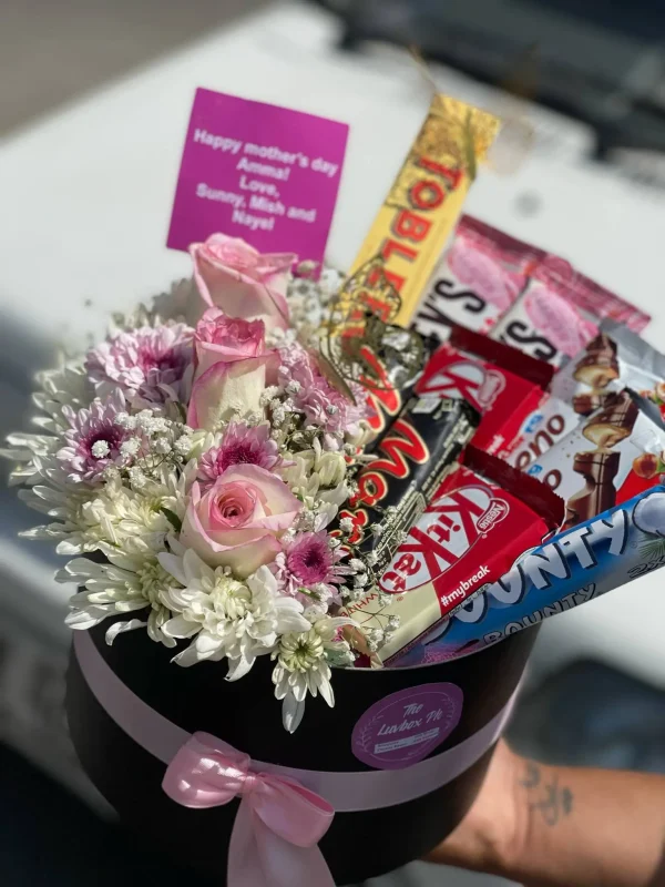 Mother’s Day Premium Chocolate and Flower Box | Gift Shop in Islamabad | The Luv Box PK