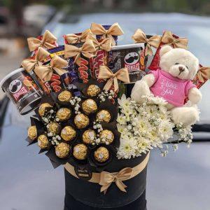 The LuvBox PK Teddy Treat Box – cute chocolate gift box with teddy bear