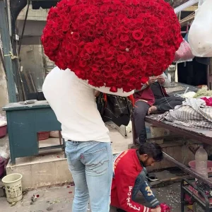 Luxury XXL 1000 red roses bouquet by The LuvBox Pk – best gift shop in Islamabad