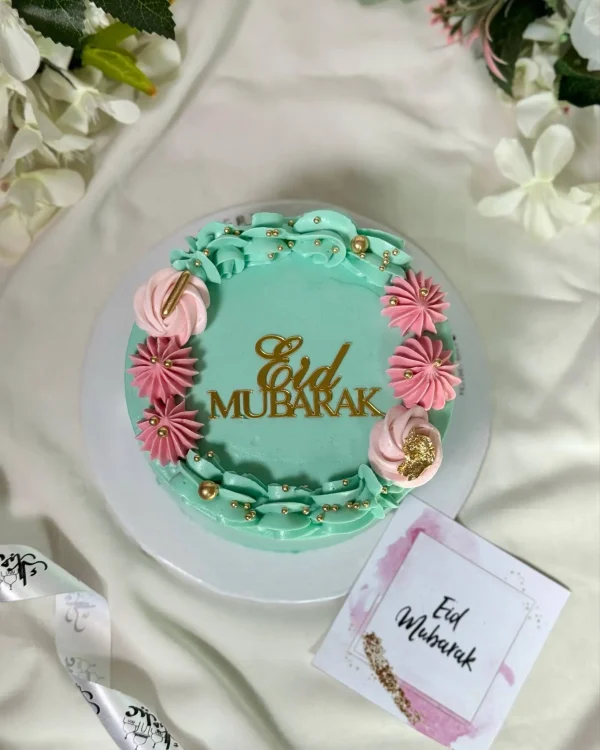 Custom Eid Mubarak cake – 2 lbs cake by The LuvBox PK in Islabad