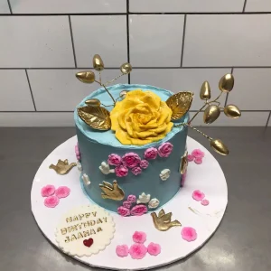 Blush pink custom 3 lbs cake for girls – luxury birthday cake from The LuvBox PK Islamabad