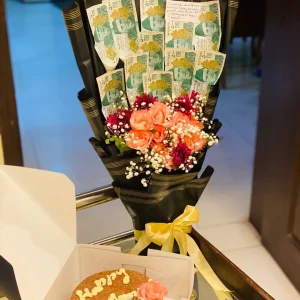 Mini Eid combo with cake and money bouquet – The LuvBox PK gift shop Islamabad