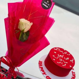 The LuvBox PK – Cute Cake & Rose Combo | Affordable Gift Shop in Islamabad