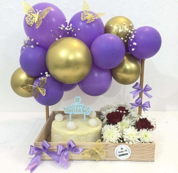 The LuvBox PK – Celebration Charm Tray with Balloon Arch | Gift Shop in Islamabad - Image 2