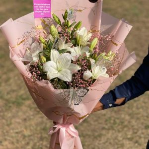 Lilies Garden – Cute Lily Bouquet for Her | Gift Shop in Islamabad – The LuvBox Pk