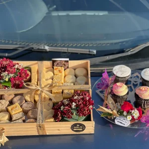 Eid Mubarak mithai and cupcake platter – sweets by The LuvBox PK Islamabad