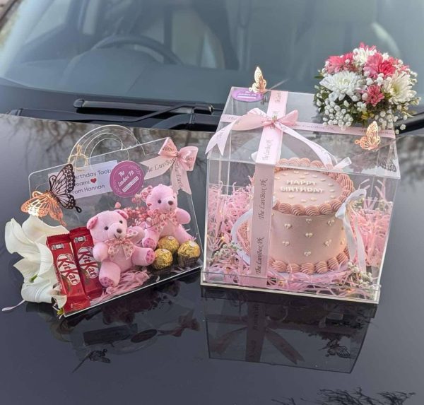 The LuvBox PK – Acrylic Cake & Cage Combo | Gift Shop in Islamabad