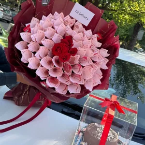 Acrylic Eid gift box with 5,000 rupees cash and cake – The LuvBox PK