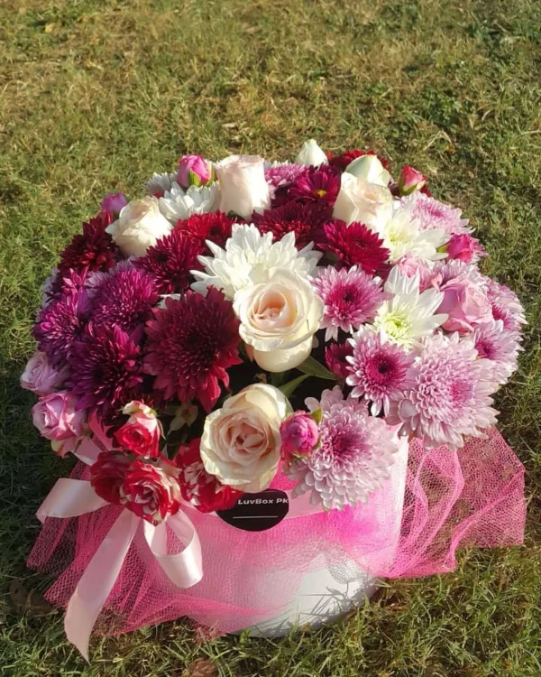 Blossom Muse – Gorgeous Mixed Flower Box for Her | Gift Shop in Islamabad - Image 2