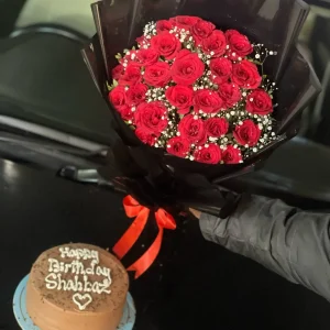 The LuvBox PK – Affordable Cake & Flower Bouquet Combo | Gift Shop in Islamabad